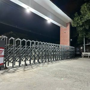 Cổng xếp inox, cổng xếp nhôm, Barrier tự động Vingate