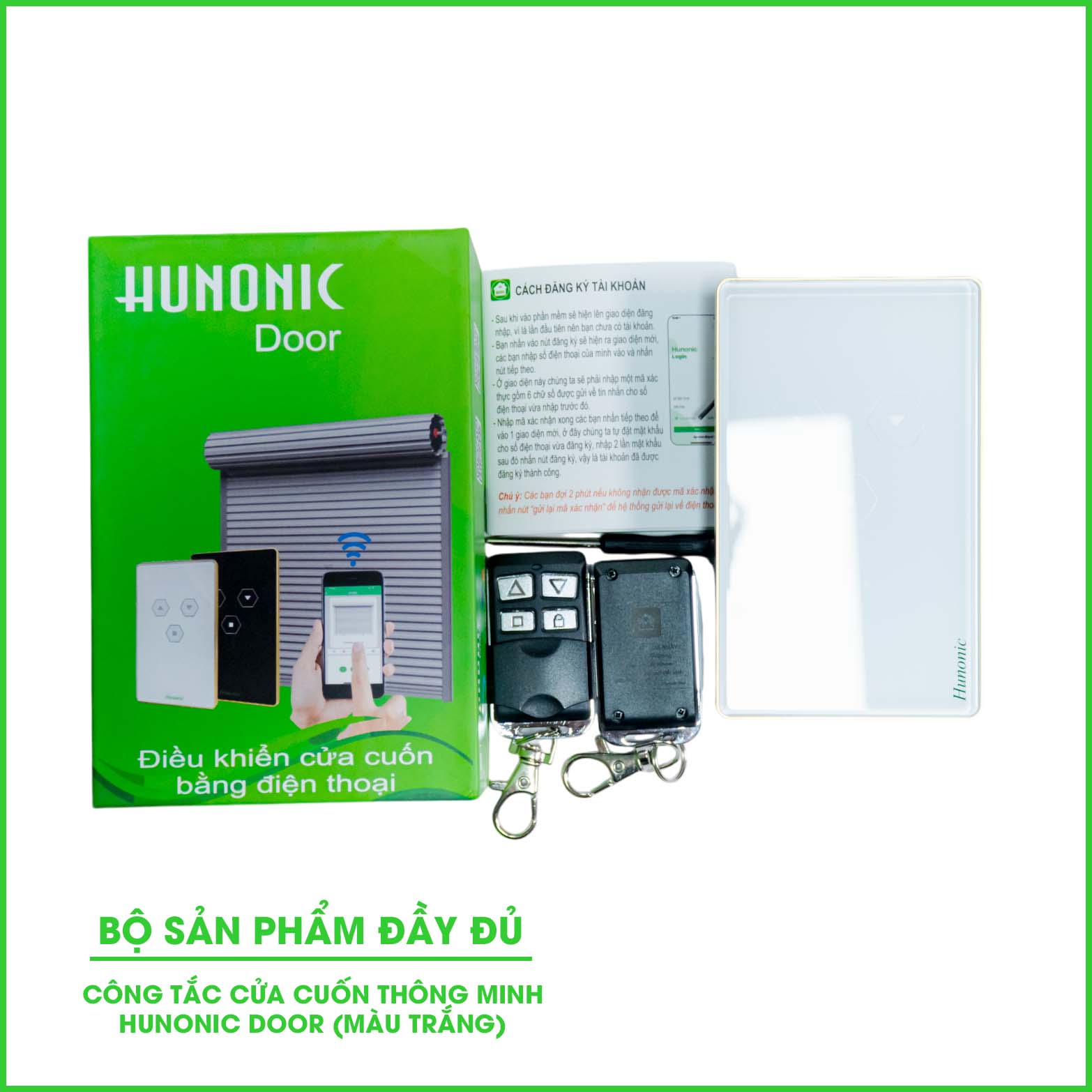 Công Tắc Cửa Cuốn Wifi Thông Minh HUNONIC DOOR