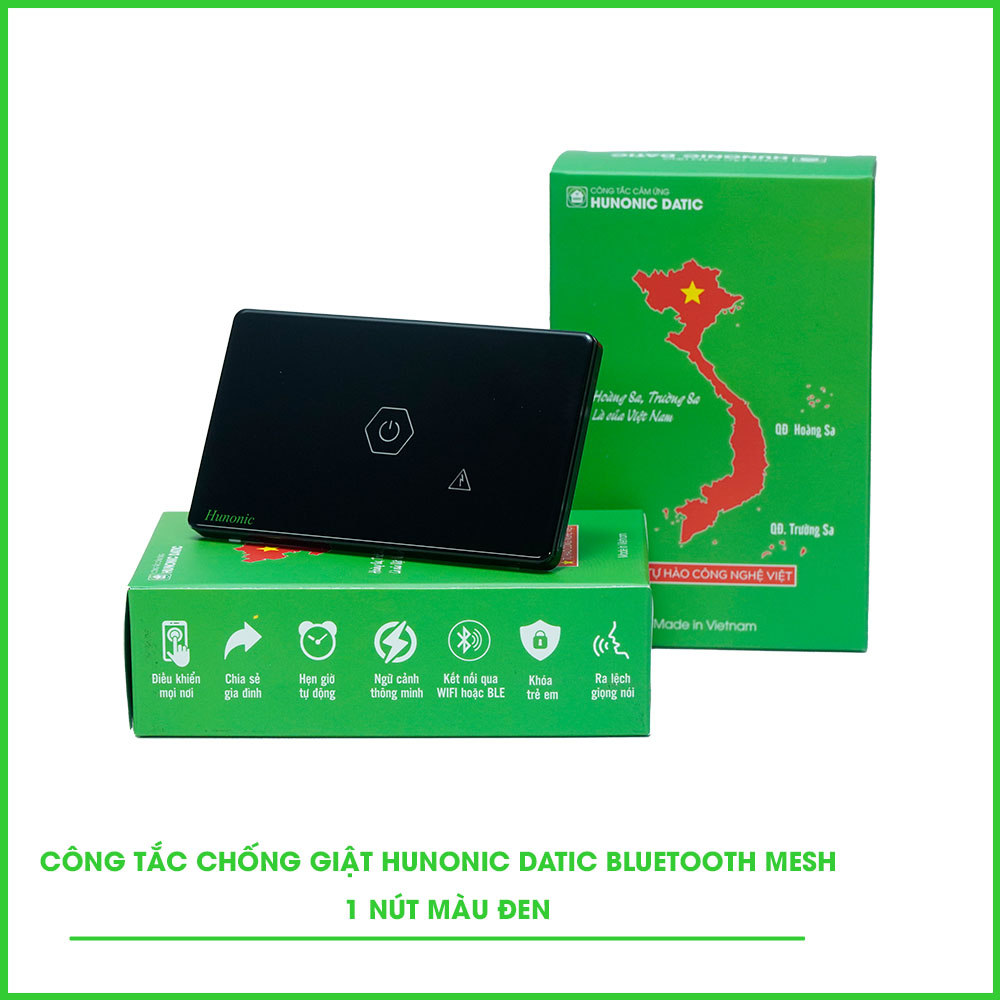 Công Tắc Chống Giật Wifi/BLE Mesh Hunonic Datic - Ảnh 4