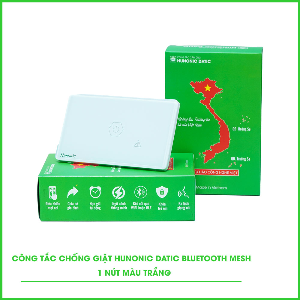 Công Tắc Chống Giật Wifi/BLE Mesh Hunonic Datic - Ảnh 5