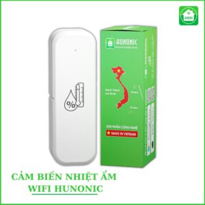 Cảm Biến Nhiệt Độ và Độ Ẩm Wifi/ BLE Hunonic