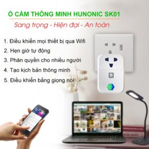 Ổ cắm thông minh wifi Hunonic SK01 - Ảnh 5