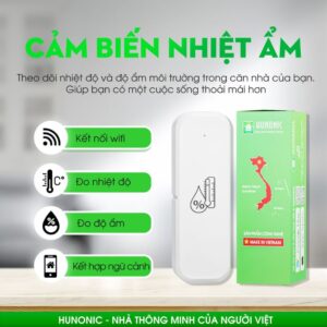 Cảm Biến Nhiệt Độ và Độ Ẩm Wifi/ BLE Hunonic - Ảnh 5