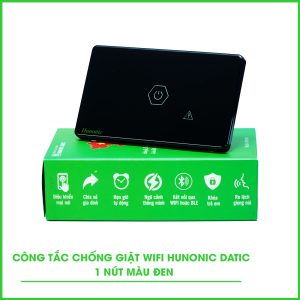 Công Tắc Chống Giật Wifi/BLE Mesh Hunonic Datic